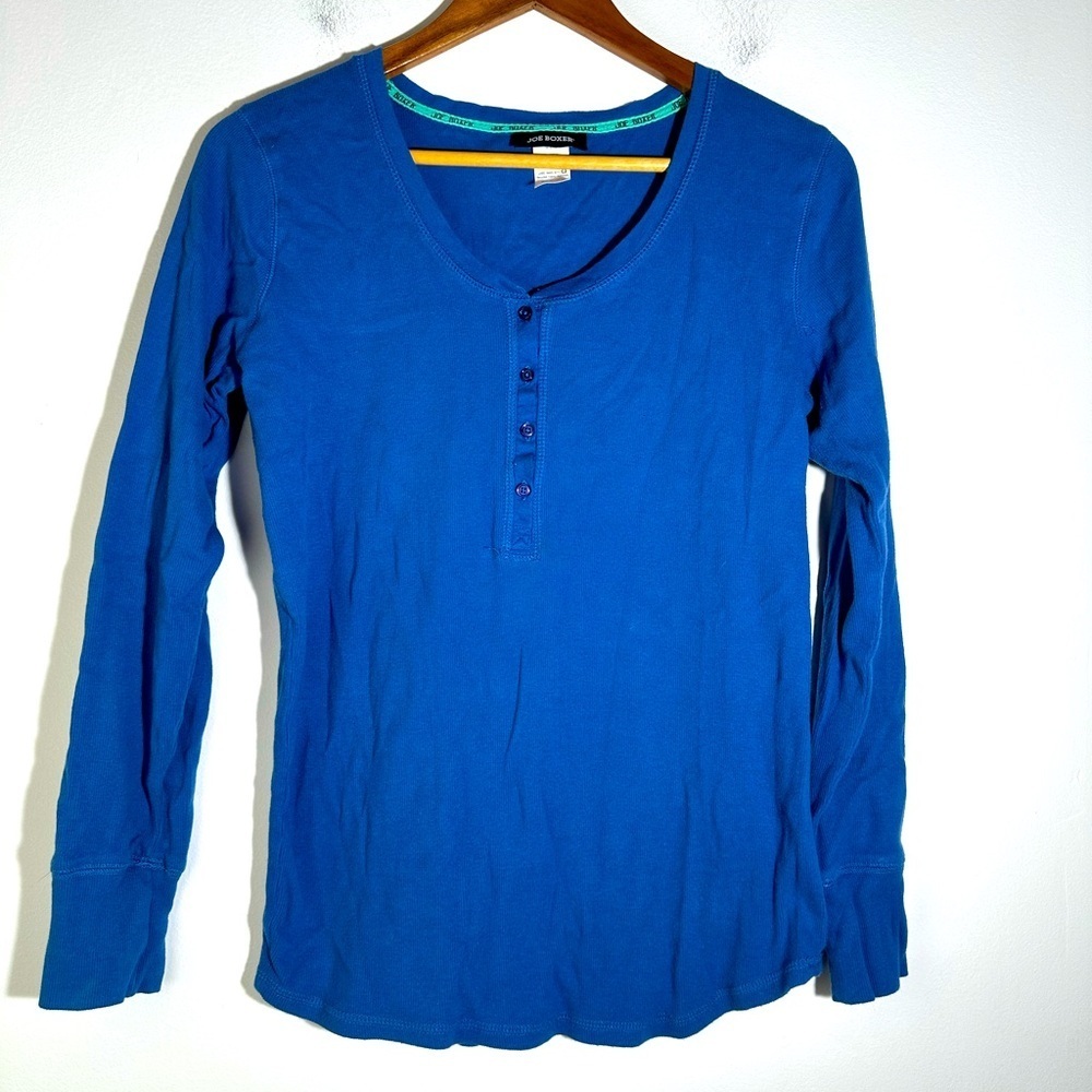 Joe Boxer Blue Thermal Top